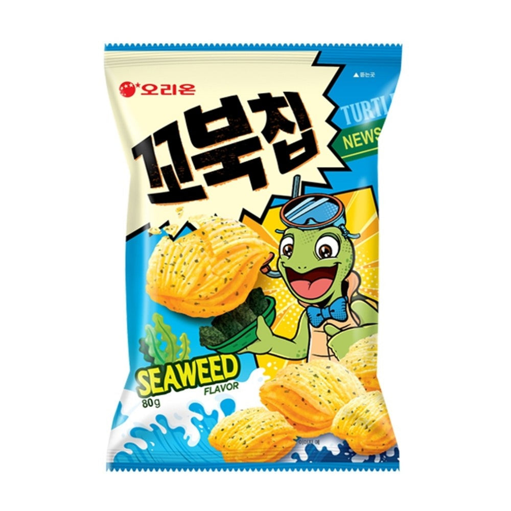 Orion Turtle Chips Seaweed Flavor (160g) (Korea) (ONLINE ORDER ONLY)
