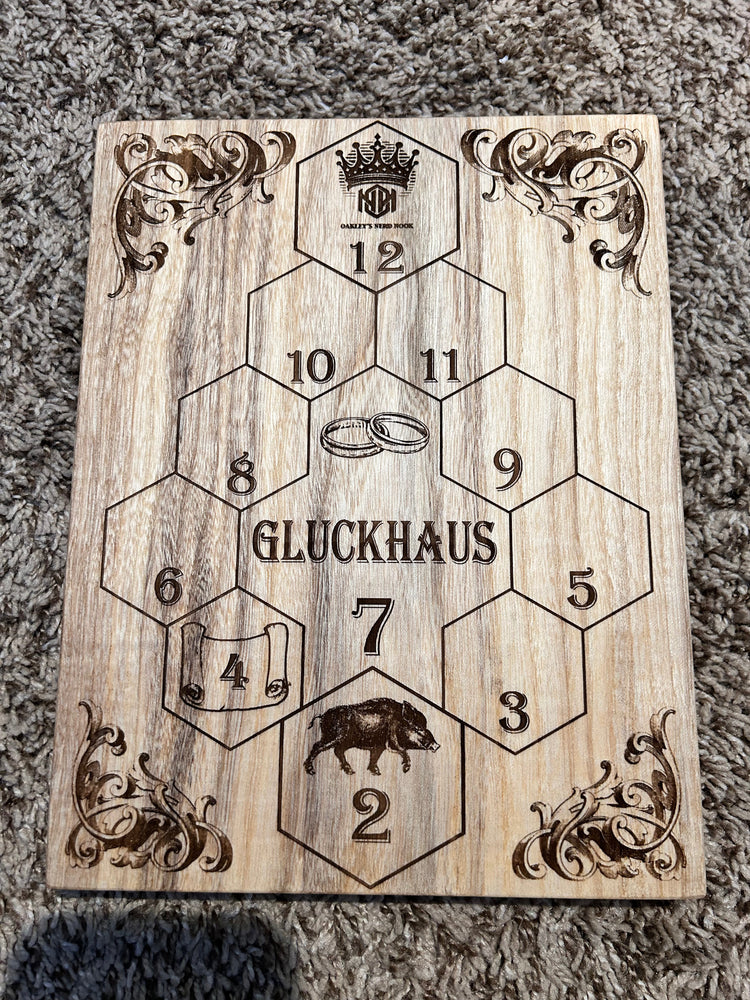 Gluckhaus Game Board (Online Order Only)