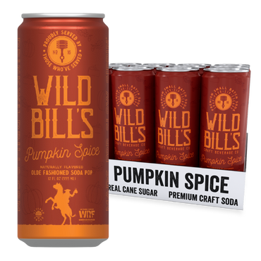 Wild Bill’s Pumpkin Spice Soda (12 fl oz) (ONLINE ORDER ONLY)