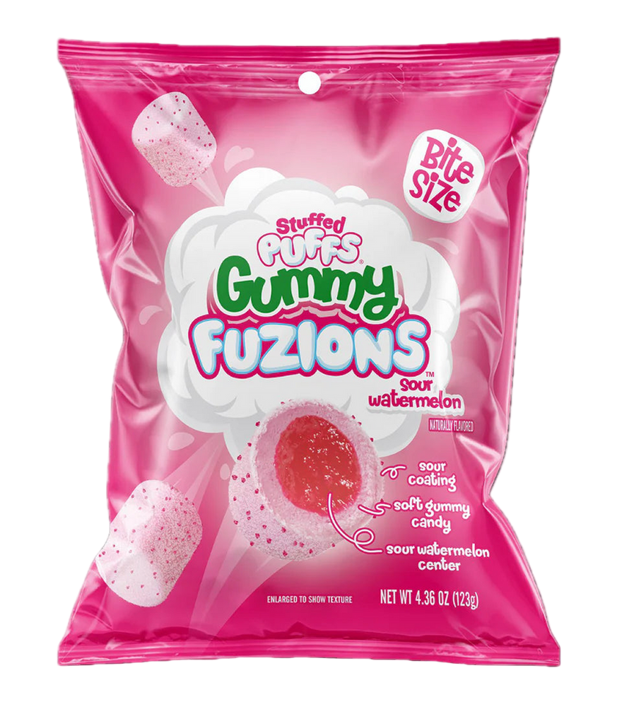 Stuffed Puffs Gummy Fuzions - Sour Watermelon (123g) (ONLINE ORDER ONLY)