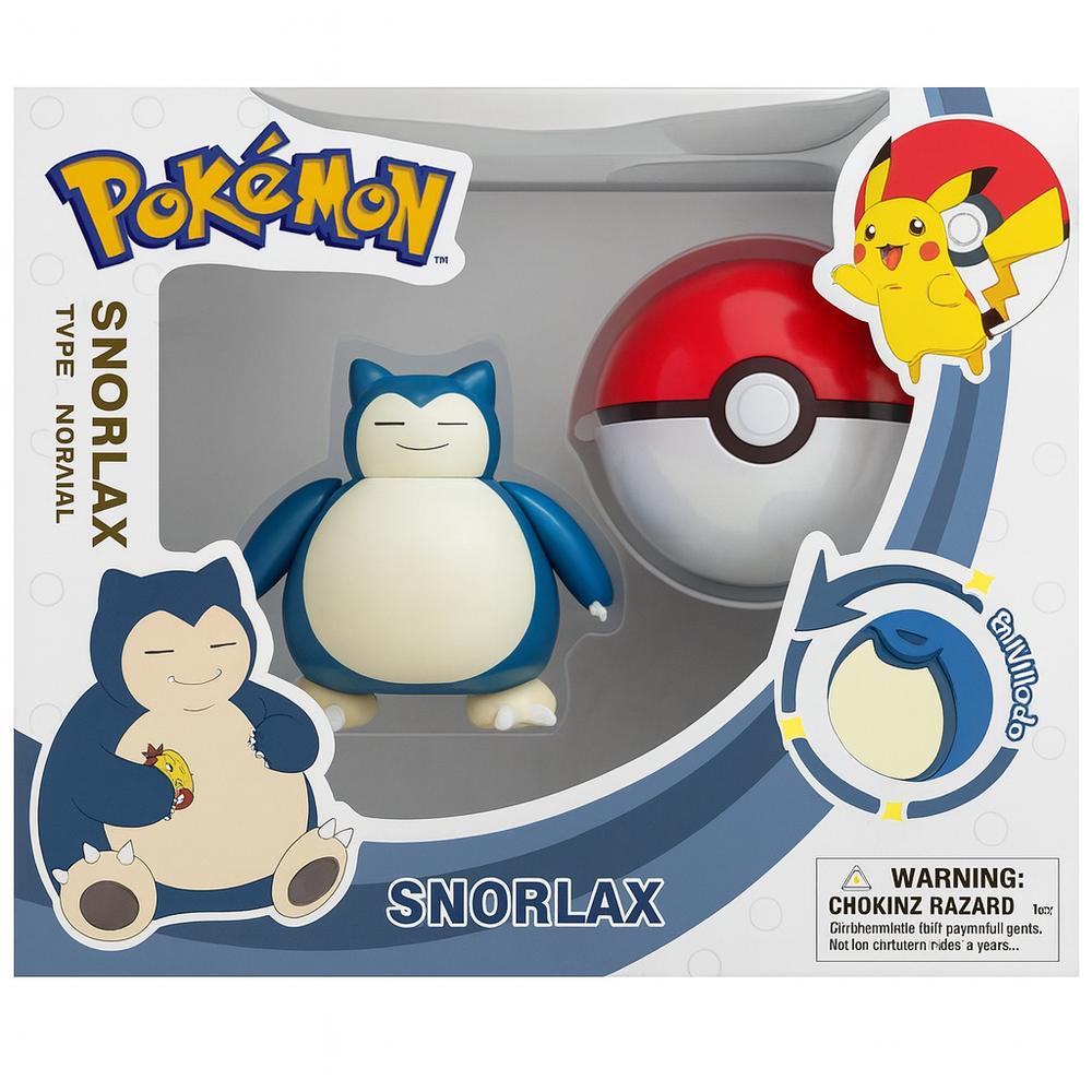 Snorlax Zhuang Chen’s Transformation Toy RARE