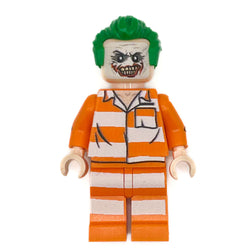 Joker (The Batman, Arkham Prison) Minifig - B3 Customs (Online Order Only)