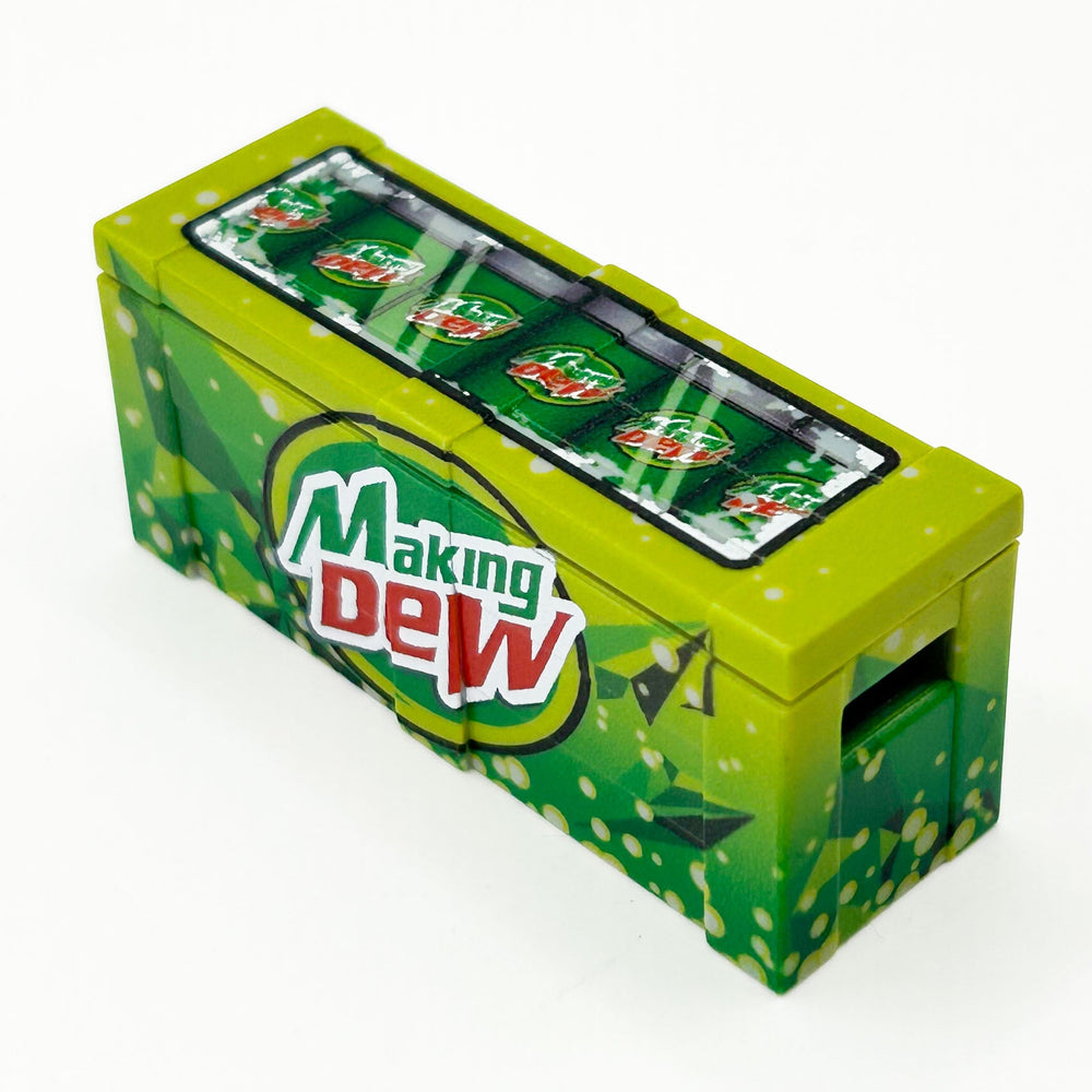 Making Dew Soda BrickArms Custom Printed Crate - B3 Customs (Online Order Only)
