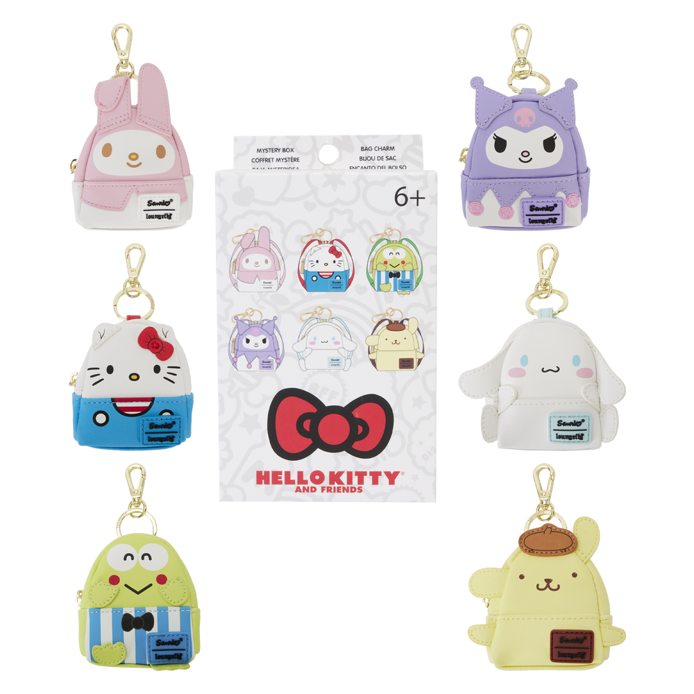 Loungefly x Hello Kitty and Friends Mystery Mini Backpack Keychain Charm