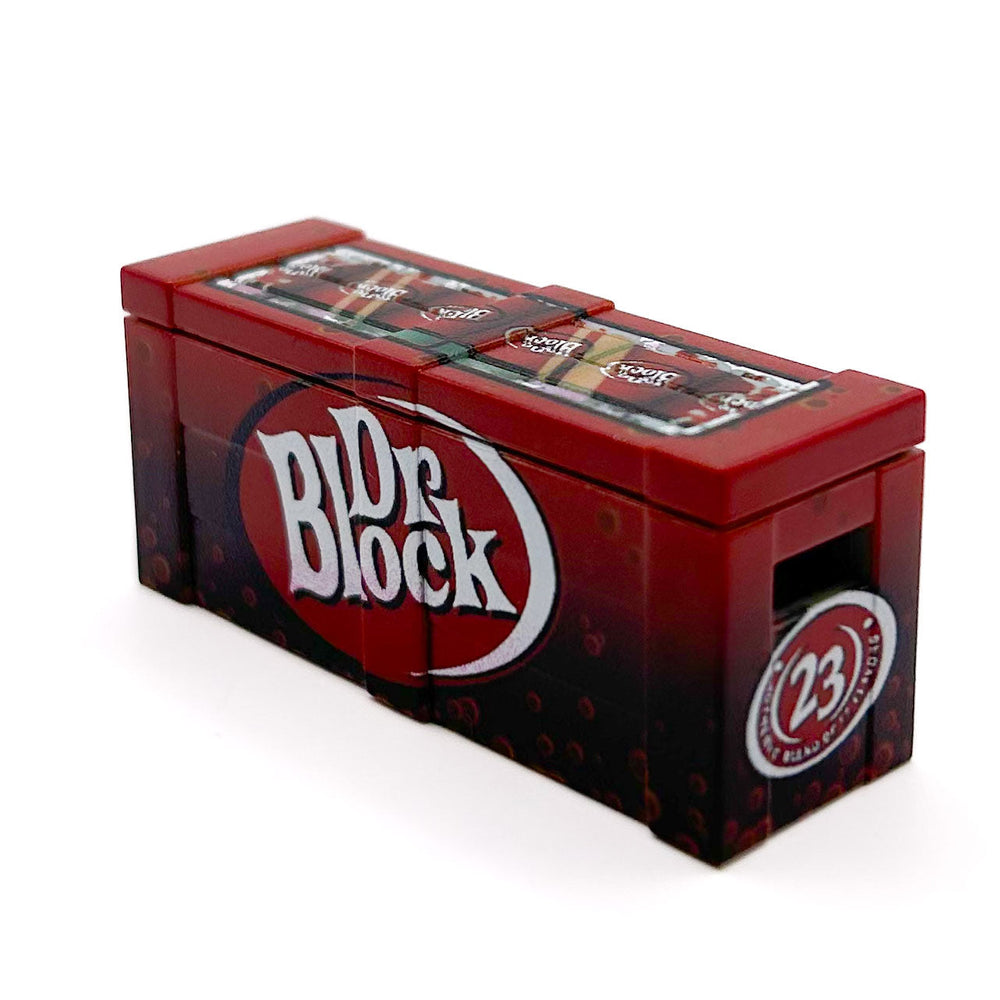 Dr. Block Soda BrickArms Custom Printed Crate - B3 Customs (Online Order Only)