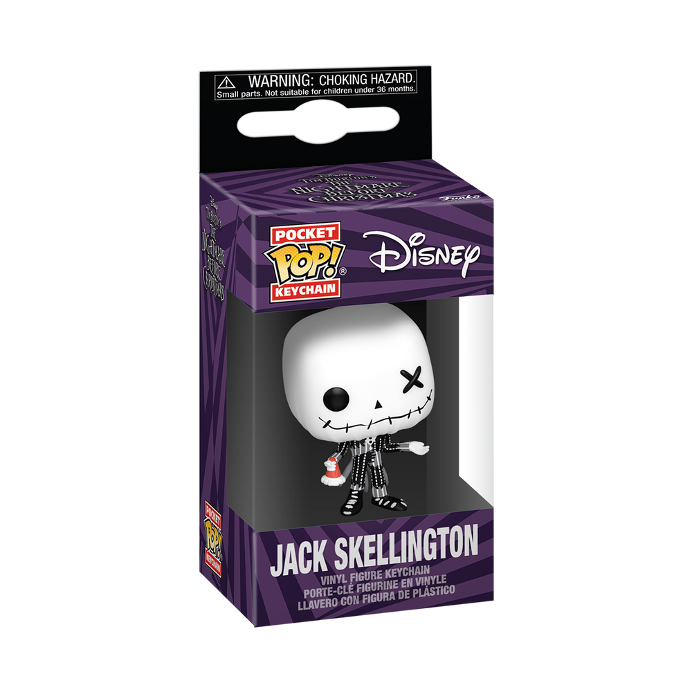 Funko Pocket POP! Disney: Patchwork Jack Skellington Keychain