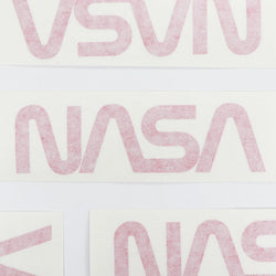 NASA Worm Logo Decal (ONLINE ORDER ONLY)