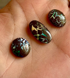 Dragon Pattern Boulder Opals, Boulder Opal Cabochons (ONLINE ORDER ONLY)
