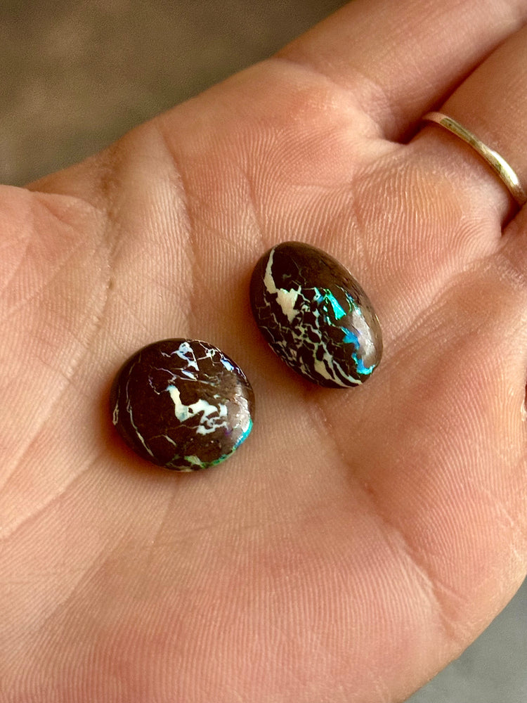 Dragon Pattern Boulder Opals, Boulder Opal Cabochons (ONLINE ORDER ONLY)