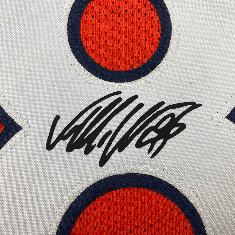Facsimile Autographed Von Miller Denver Orange Reprint Laser Auto Football Jersey Size Men's XL (ONLINE ORDER ONLY)