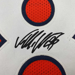 Facsimile Autographed Von Miller Denver Orange Reprint Laser Auto Football Jersey Size Men's XL (ONLINE ORDER ONLY)