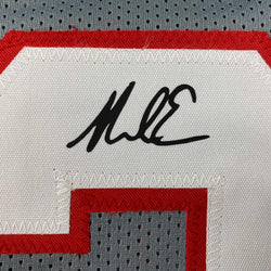 Facsimile Autographed Mike Evans Tampa Bay Grey Pewter Reprint Laser Auto Football Jersey Size Men's XL (ONLINE ORDER ONLY)