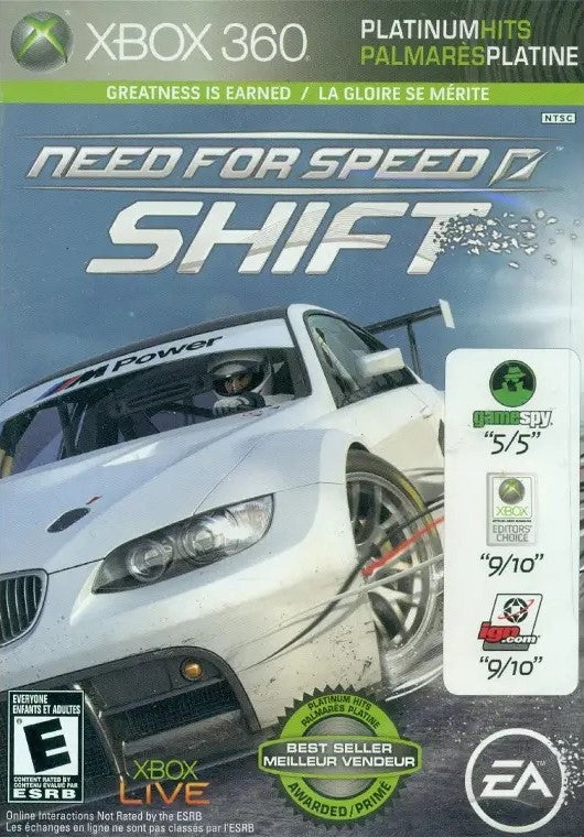 Need For Speed: SHIFT (Platinum Hits) (Xbox 360) (ONLINE ORDER ONLY)