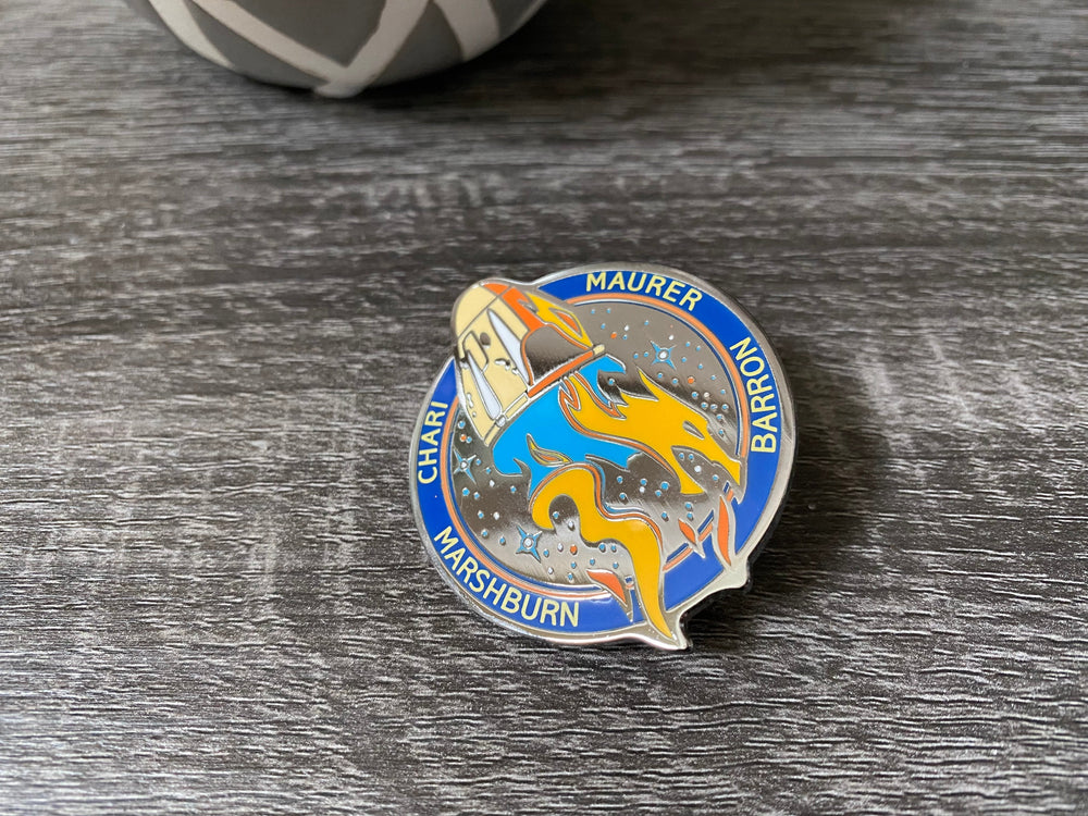 NASA Crew-3 USCV-3 Mission Patch Hard Enamel Pin (ONLINE ORDER ONLY)