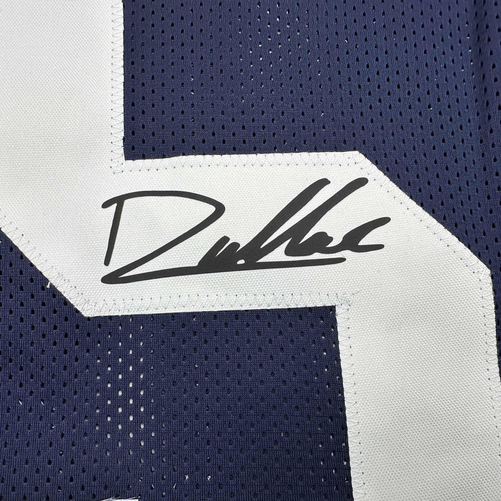 Facsimile Autographed Drew Allar Penn State Blue Reprint Laser Auto College Football Jersey Size Men's XL (ONLINE ORDER ONLY)
