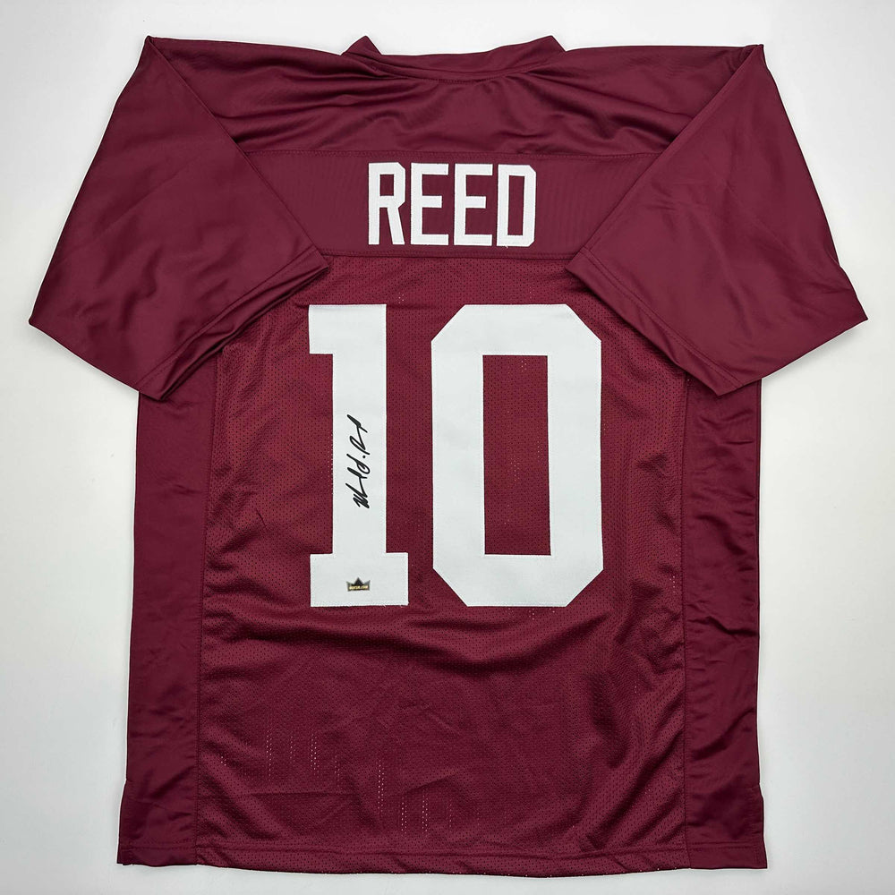Facsimile Autographed Marcel Reed Texas A&M Maroon Reprint Laser Auto College Football Jersey Size Men's XL (ONLINE ORDER ONLY)
