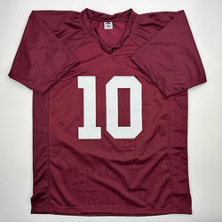 Facsimile Autographed Marcel Reed Texas A&M Maroon Reprint Laser Auto College Football Jersey Size Men's XL (ONLINE ORDER ONLY)