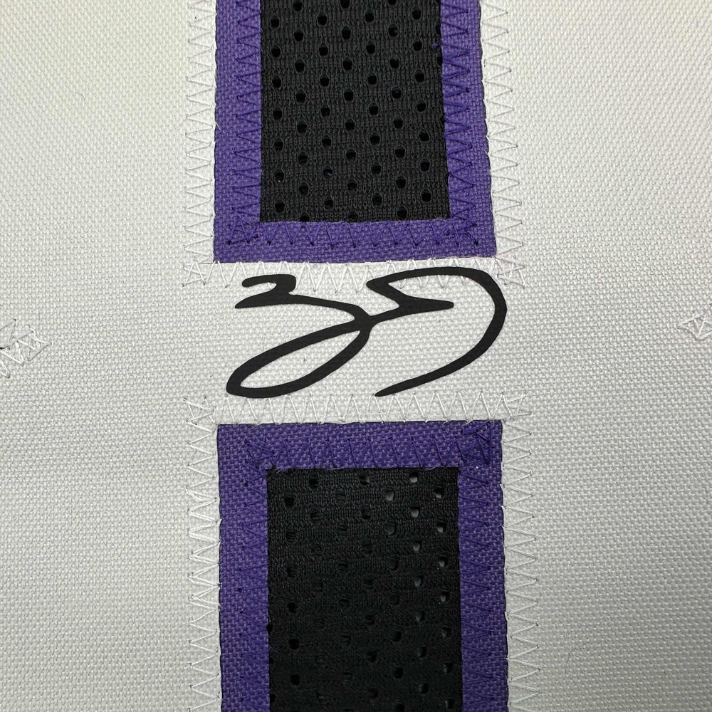 Facsimile Autographed Zach LaVine Sacramento Black Reprint Laser Auto Basketball Jersey Size Men's XL (ONLINE ORDER ONLY)
