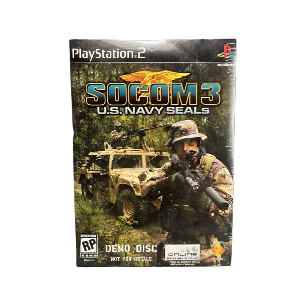 SOCOM 3: U.S. Navy SEALs [Demo Disc] (Playstation 2) (Online Order Only)