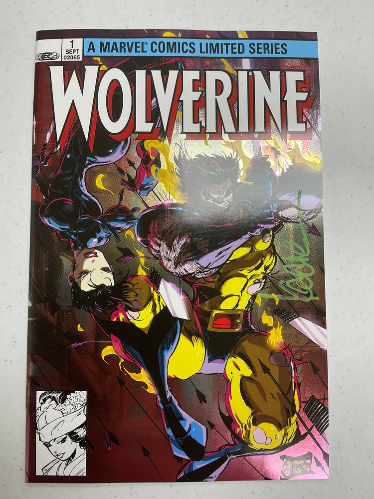 [Signed by Kaare Andrews] [FOIL] WOLVERINE BY CLAREMONT & MILLER #1 FACSIMILE EDITION [NEW PRINTING] UNKNOWN COMICS KAARE ANDREWS EXCLUSIVE MEGACON VAR [IN STOCK] (ONLINE ORDER ONLY)