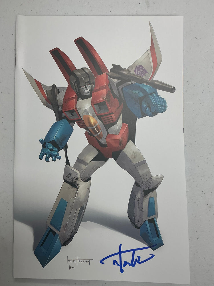 [Signed by Tyler Kirkham] Transformers #18 Unknown Comic Tyler Kirkham Virgin Var [IN STOCK] (ONLINE ORDER ONLY)
