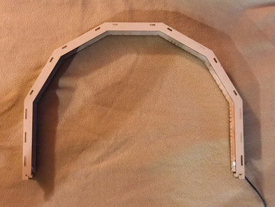 LED Light Add-On For Painting Stations, Double Wide, Extra Tall (Online Order Only)