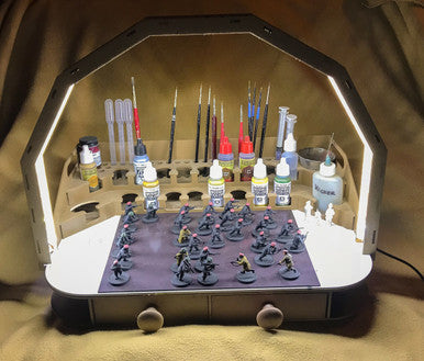 LED Light Add-On For Painting Stations, Double Wide, Extra Tall (Online Order Only)