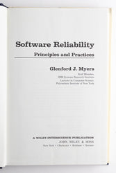Software Reliability: Principles and Practices (ONLINE ORDER ONLY)