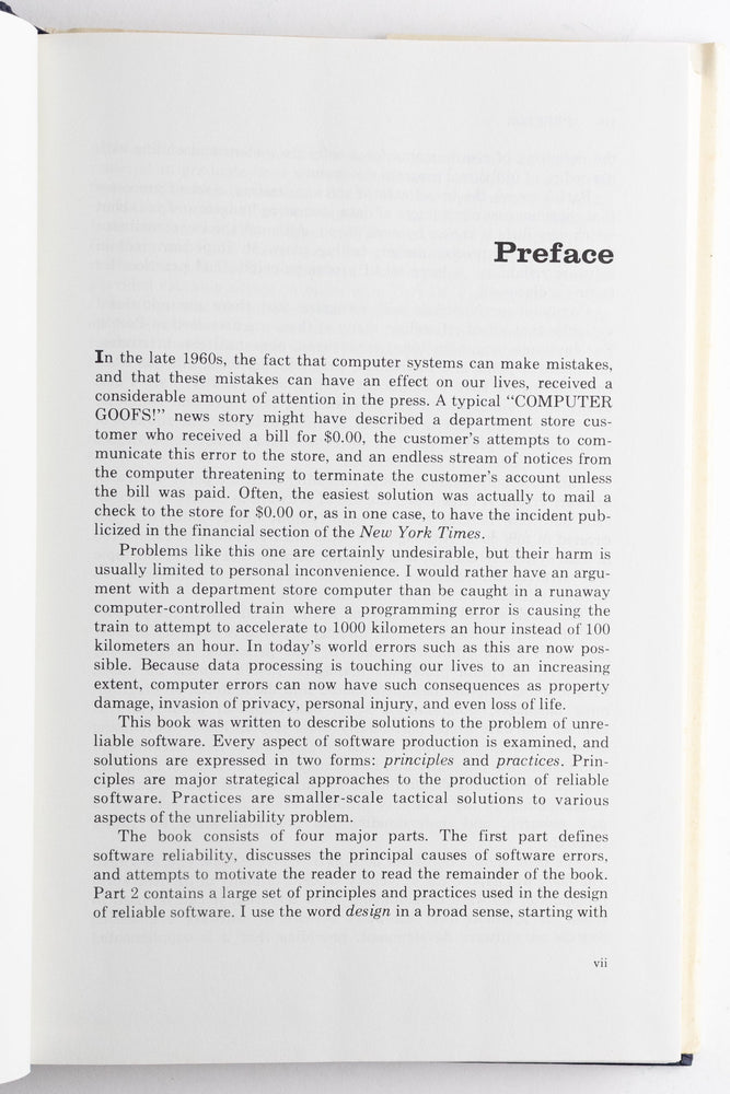 Software Reliability: Principles and Practices (ONLINE ORDER ONLY)