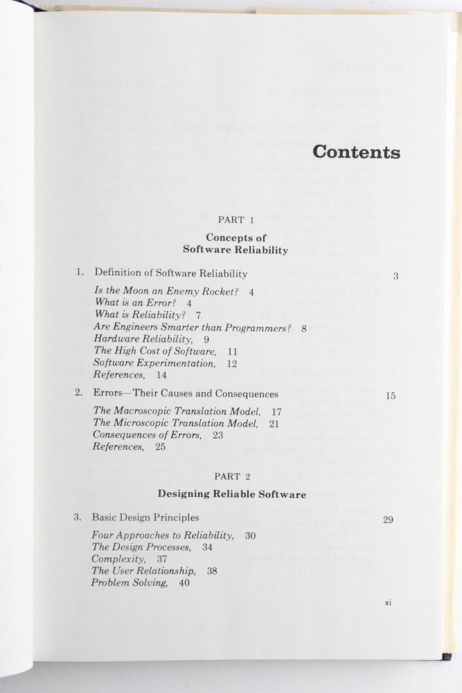 Software Reliability: Principles and Practices (ONLINE ORDER ONLY)