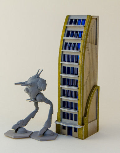 6mm Ultra Modern / Future City Building 285CSS050-5 (Online Order Only)