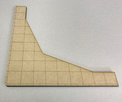Optional Sidewalk Piece for 28mm Corner Building - 28MMDF525-1 (Online Order Only)