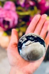 Volcano Agate Crystal Spheres, UV Fluorescent Crystal Balls (ONLINE ORDER ONLY)