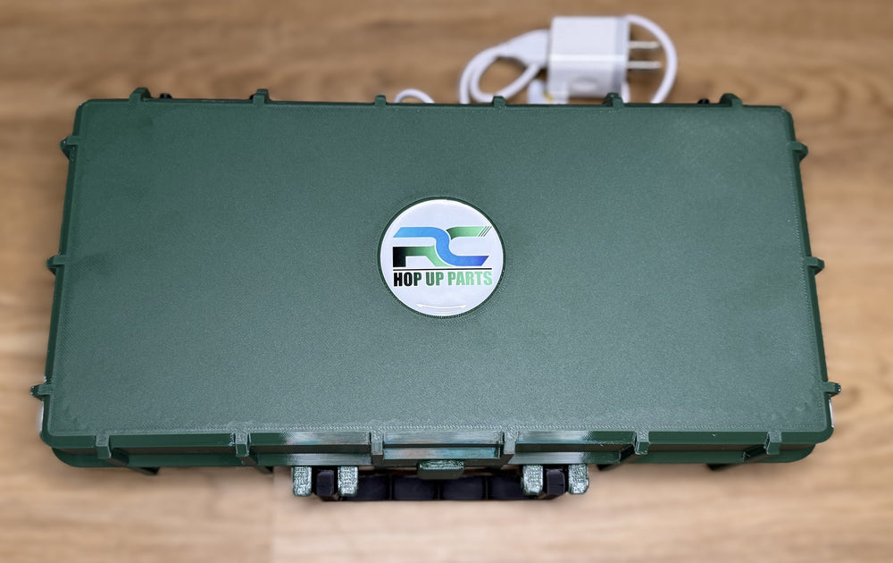 PRE-ORDER RC Hop Up Parts 1/3 Scale Replica Gun Case with LED RGB COB Lights | Fits Goat Guns® Models (ONLINE ORDER ONLY)