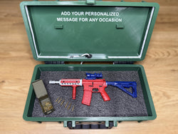 PRE-ORDER RC Hop Up Parts 1/3 Scale Replica Gun Case with LED RGB COB Lights | Fits Goat Guns® Models (ONLINE ORDER ONLY)