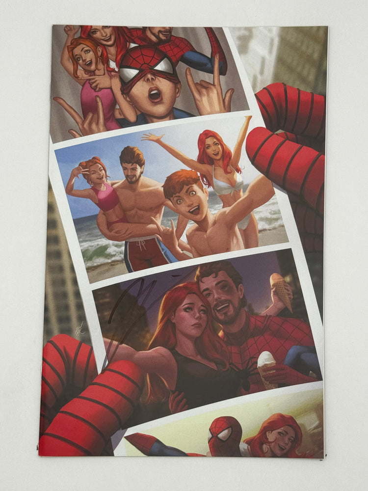 [Signed by Hickman] Ultimate Spider-Man #8 Virgin Unknown Comics Ejikure Exclusive Var [INST] (ONLINE ORDER ONLY)