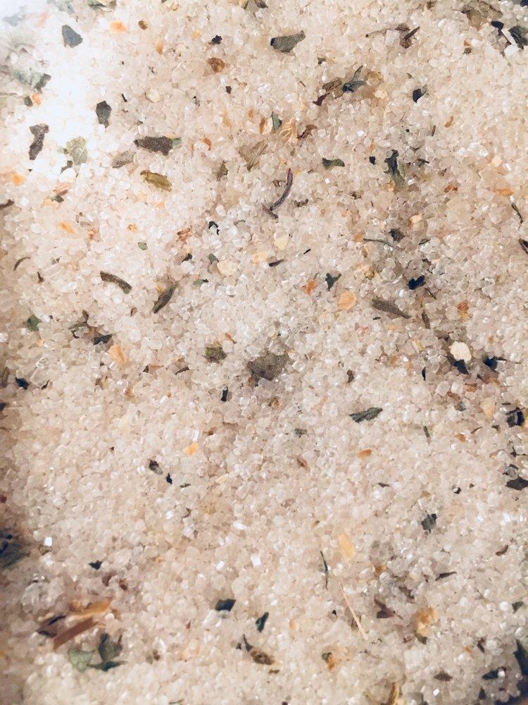 Lime Basil infused artisan culinary sugar (ONLINE ORDER ONLY)