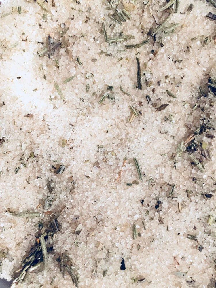 Rosemary Sage infused artisan culinary sugar (ONLINE ORDER ONLY)