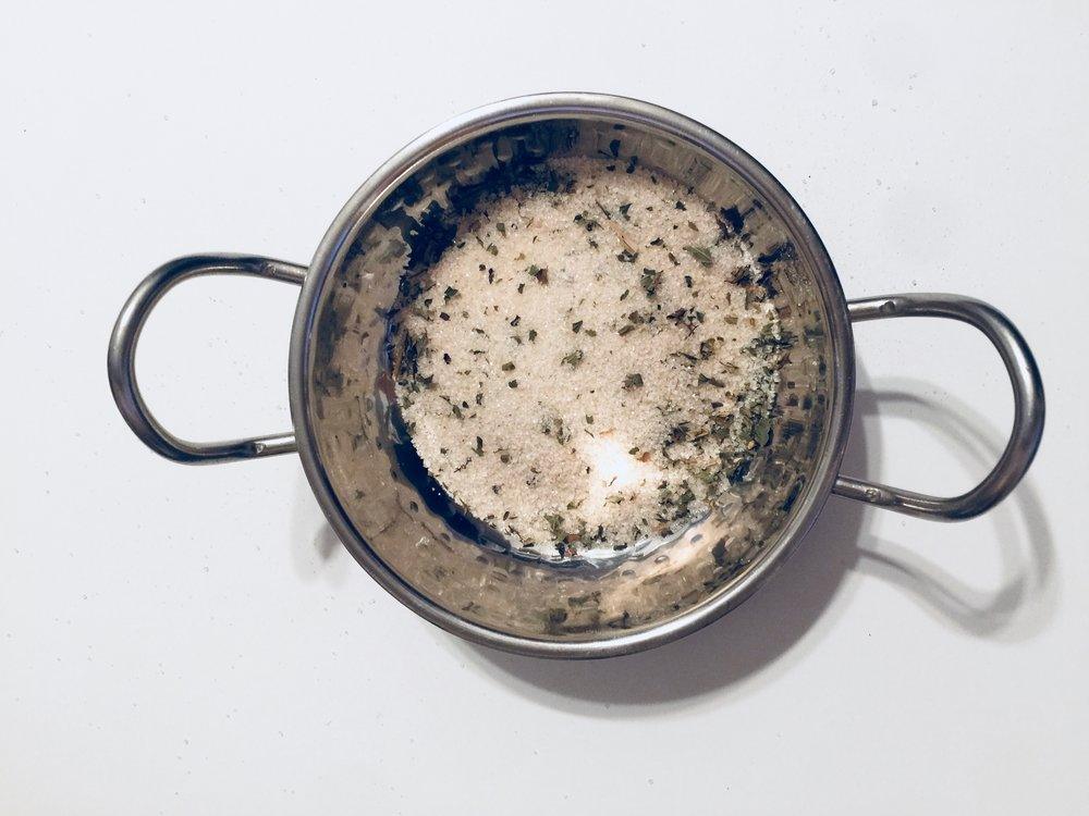 Pacific Northwest Mint infused artisan culinary sugar (ONLINE ORDER ONLY)