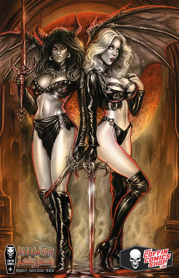 Hellwitch / Lady Death: Hellgasm (2025) #1B (ONLINE ORDER ONLY)