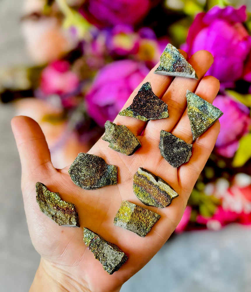 Rainbow Pyrite, Iridescent Pyrite From Ulyanovsk, Russia (ONLINE ORDER ONLY)
