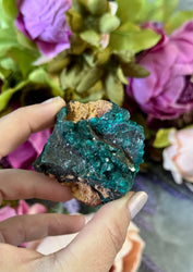Raw Dioptase Crystal Specimens, Green Dioptase Mineral (ONLINE ORDER ONLY)