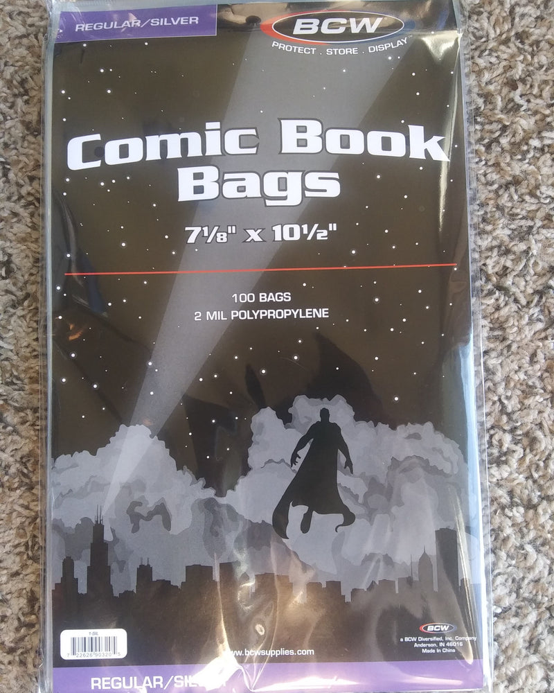 BCW Silver Age Comic Book Bags (ONLINE ORDER ONLY)
