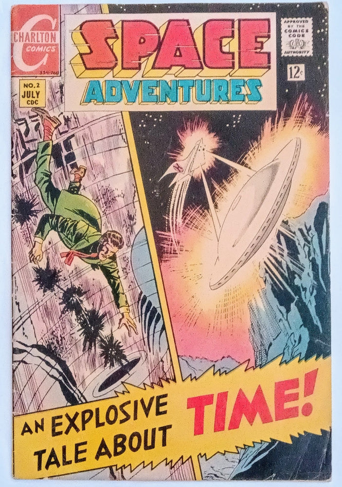 Space Adventures V3 #2, Charlton Comics (July 1968, VG/F) (ONLINE ORDER ONLY)