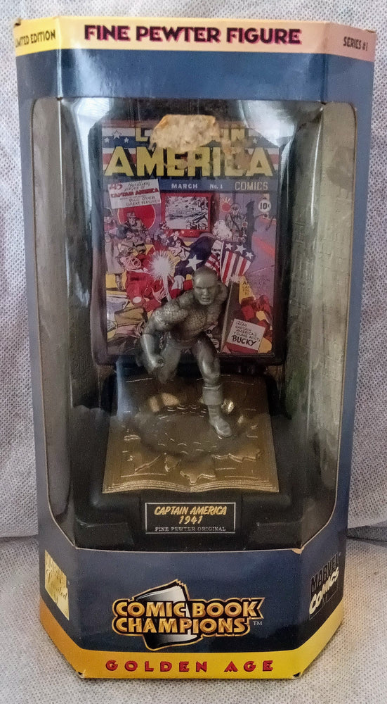 Marvel Pewter Figure - Captain America (Golden Age) (ONLINE ORDER ONLY)
