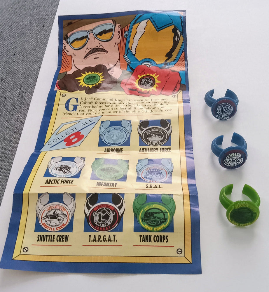G.I. Joe Command Rings Set (ONLINE ORDER ONLY)