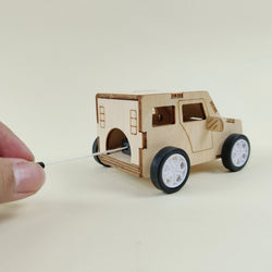 Pull String Car DIY Kit DIY Kit, Educational STEM Toy (ONLINE ORDER ONLY)