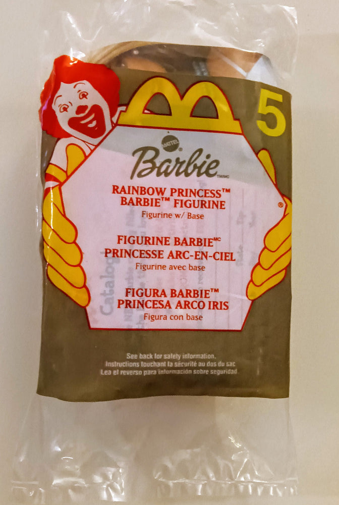 Barbie Happy Meal toy - Rainbow Princess Barbie (Bagged) (ONLINE ORDER ONLY)