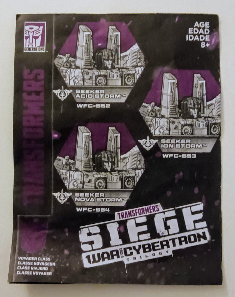 Transformers action figure - Decepticon Nova Storm (Siege) (ONLINE ORDER ONLY)