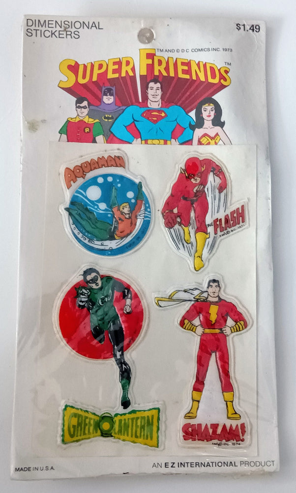 DC Super Friends Dimensional Stickers (ONLINE ORDER ONLY)